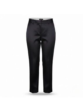 J.Crew Womens Black Lyocell Dress Pants Slim Fit Tailored Design Sz 12